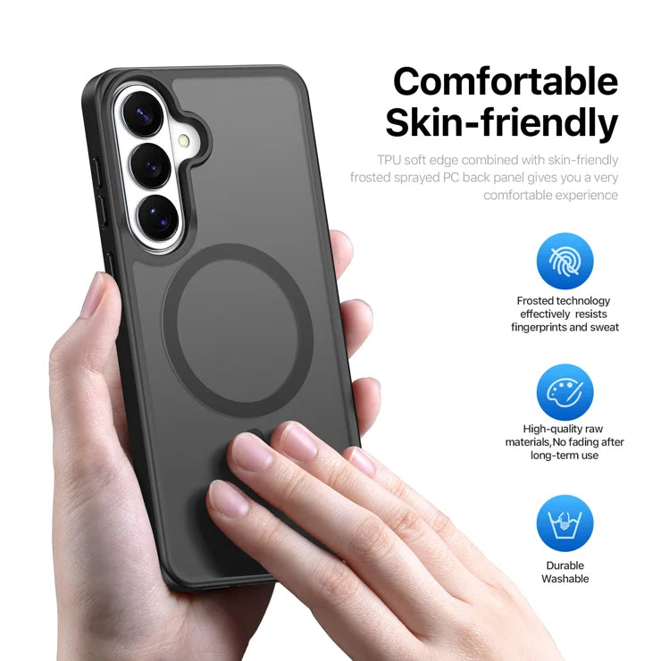 DUX DUCIS Til Samsung Galaxy S26 Magnetic Case Yind Series PC+TPU telefoncover - Sort