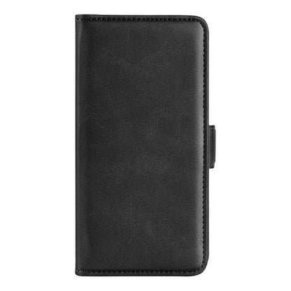 For iPhone 17 Pro Max Case Calf Texture Leather Wallet Phone Cover - Black