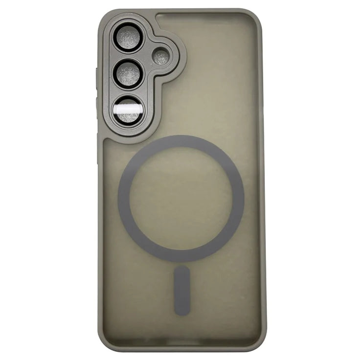 Samsung Galaxy A36 5G  /  A56 5G Case Compatible with MagSafe Skin-Touch PC + TPU Phone Cover - Grey