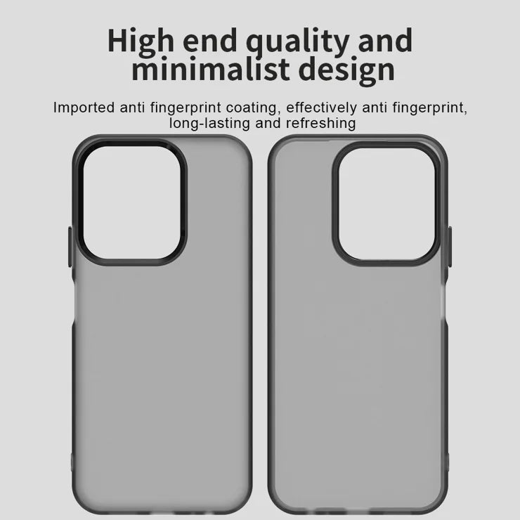 Xiaomi Redmi 15C 5G (EU) (173mm)  /  15C 4G (EU) (173mm) PC + TPU + PET Matte Anti-Drop Phone Back Cover - Black