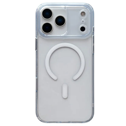 iPhone 17 Pro Max Magnetic Clear Case PC +TPU Hybrid Phone Cover Compatible with MagSafe