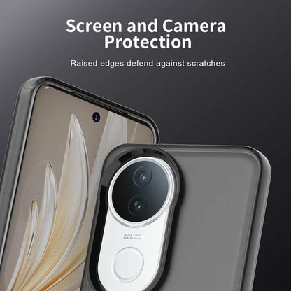 vivo S20 5G Cover PC+TPU+PET Mat Anti-Drop Telefon Bagcover - Sort