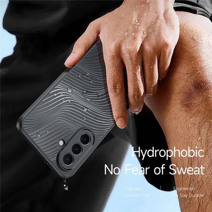 DUX DUCIS Til Samsung Galaxy A37 5G Etui Aimo Series TPU+PC Mat Stødsikkert Telefoncover (REACH Certificering) - Sort