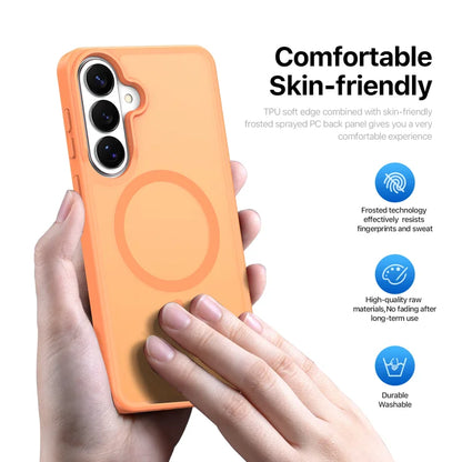 DUX DUCIS Til Samsung Galaxy S26 Magnetisk cover Yind Series PC+TPU telefoncover - Orange