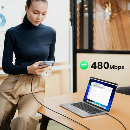 UGREEN 15177 1,5 m PD 100 W hurtigopladning USB-C til USB-C-kabel til iPhone / Macbook / iPad datakabel