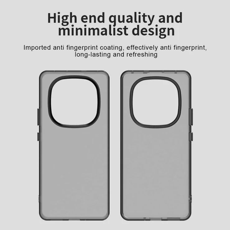 Xiaomi Redmi Note 14 Pro 4G Cover PC + TPU + PET Mat Anti-Drop Telefon Bagside Cover - Sort
