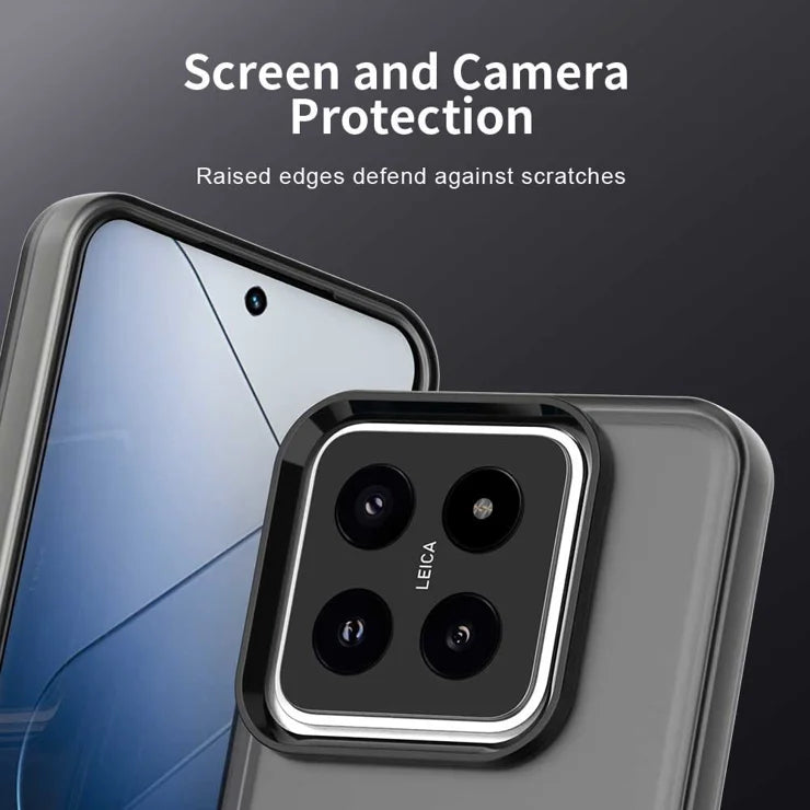 Xiaomi 14 Pro etui PC+TPU+PET mat anti-drop telefonbagcover - sort
