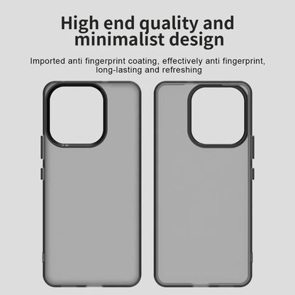 vivo V60 Lite 5G / V60 Lite 4G Cover PC + TPU + PET Mat Anti-Drop Telefon Bagcover - Sort
