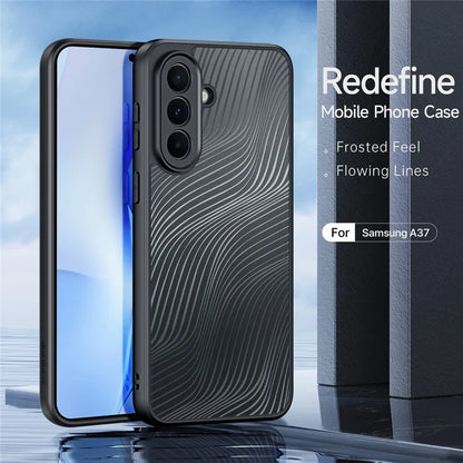 DUX DUCIS Til Samsung Galaxy A37 5G Etui Aimo Series TPU+PC Mat Stødsikkert Telefoncover (REACH Certificering) - Sort