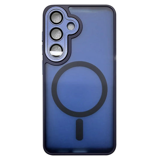 Samsung Galaxy A36 5G  /  A56 5G Case Compatible with MagSafe Skin-Touch PC + TPU Phone Cover - Dark Blue