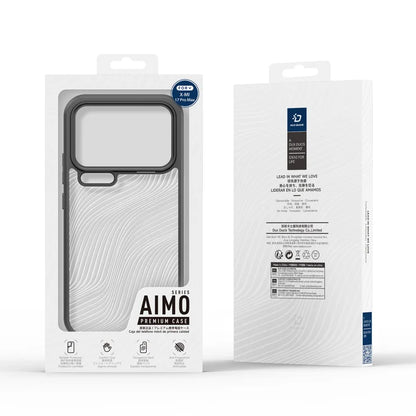 DUX DUCIS Til Xiaomi 17 Pro Max Cover Aimo-serien TPU+PC Mat Stødsikkert Telefoncover (REACH Certificering) - Sort
