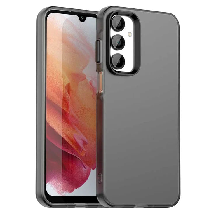 Samsung Galaxy A16 5G / A16 4G Kotelo PC+TPU+PET Matta Anti-Drop Puhelimen Takakansi - Musta