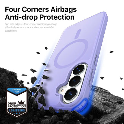 DUX DUCIS Til Samsung Galaxy S26 Magnetisk Cover Yind-serien PC+TPU Telefoncover - Lys Lilla