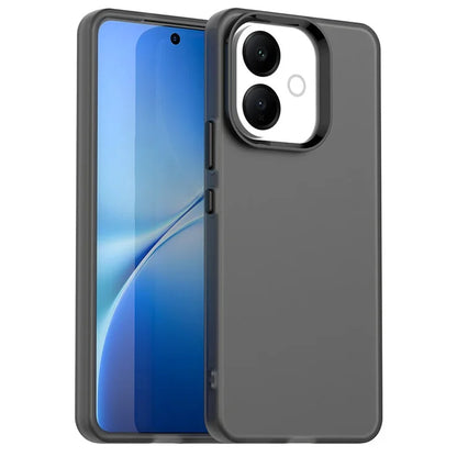 vivo V60 Lite 5G / V60 Lite 4G Cover PC + TPU + PET Mat Anti-Drop Telefon Bagcover - Sort