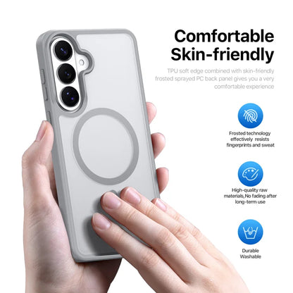DUX DUCIS Til Samsung Galaxy S26+ Magnetisk Cover Yind Serie PC+TPU Telefoncover - Grå