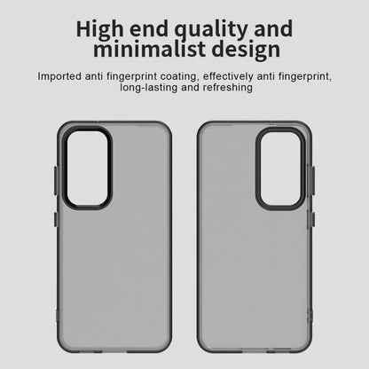 Samsung Galaxy S23+ -suojakotelo PC+TPU+PET, mattapintainen, pudotussuojattu takakansi - musta