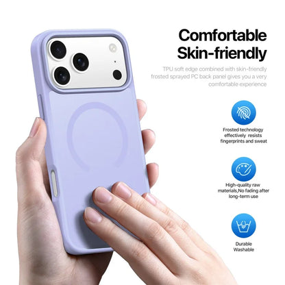 DUX DUCIS Yind Series til iPhone 17 Pro TPU + PC mat telefoncover kompatibel med MagSafe - Lyslilla
