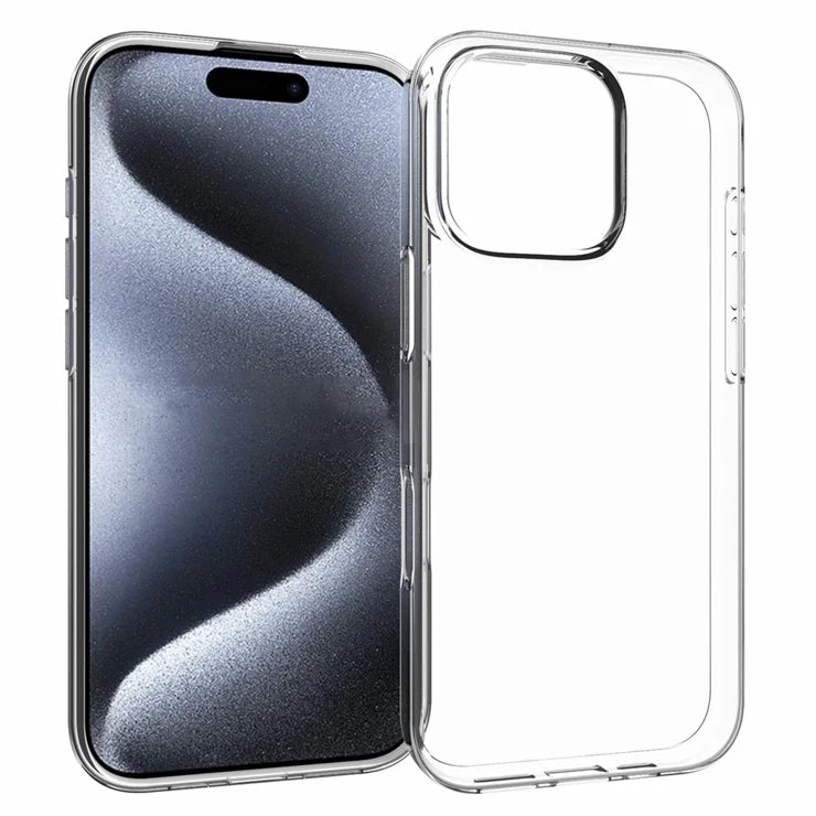 iPhone 16 Pro Cover Vandmærkefri Anti-ridse Klart TPU Telefoncover