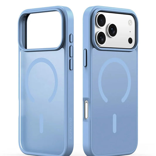 DUX DUCIS Yind Series Til iPhone 17 Pro Max Cover TPU + PC Mat Telefoncover Kompatibelt med MagSafe - Babyblå