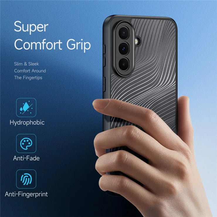 DUX DUCIS Til Samsung Galaxy A37 5G Etui Aimo Series TPU+PC Mat Stødsikkert Telefoncover (REACH Certificering) - Sort