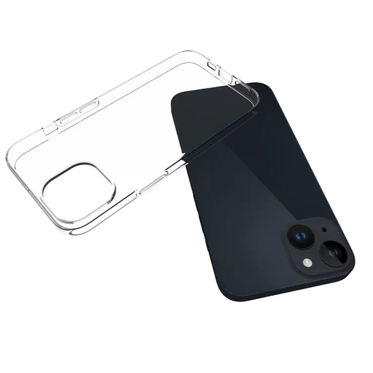 iPhone 15 Kiiltävä vedenkestävä TPU-iskunkestävä pölytiivis matkapuhelimen kuori