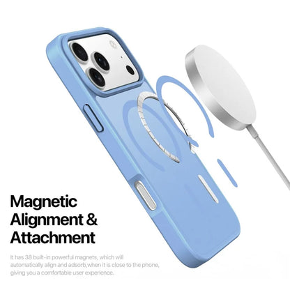 DUX DUCIS Yind Series Til iPhone 17 Pro Etui TPU + PC Mat Telefoncover Kompatibel med MagSafe - Baby Blå