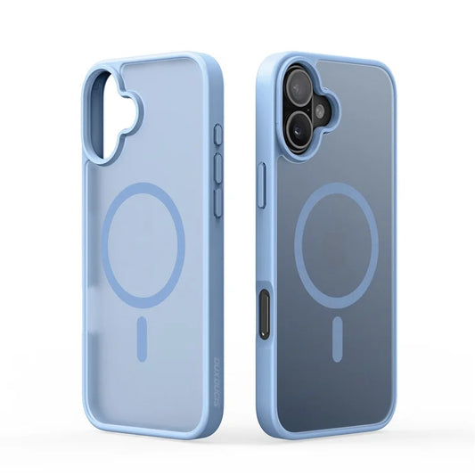 DUX DUCIS Til iPhone 17 Etui Yind Series PC+TPU Telefoncover Kompatibelt med MagSafe - Lyseblå