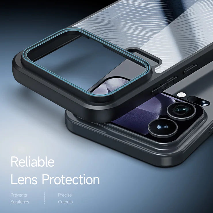 DUX DUCIS Til Xiaomi 17 Pro Max Cover Aimo-serien TPU+PC Mat Stødsikkert Telefoncover (REACH Certificering) - Sort